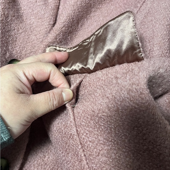 NWT - DKNY Women’s Wool Blended Single Breasted Boucle Walker Coat - Size XL - Picture 8 of 15